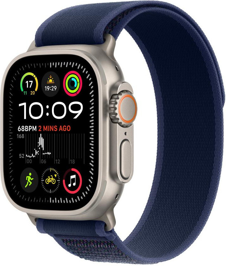 Apple Watch Ultra 2 GPS + Cellular 49mm Natural Titan. Case w. Blue Trail Loop - M/L (MX4L3) - зображення 1