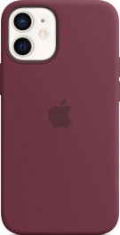   Apple iPhone 12 mini Silicone Case with MagSafe - Plum (MHKQ3)