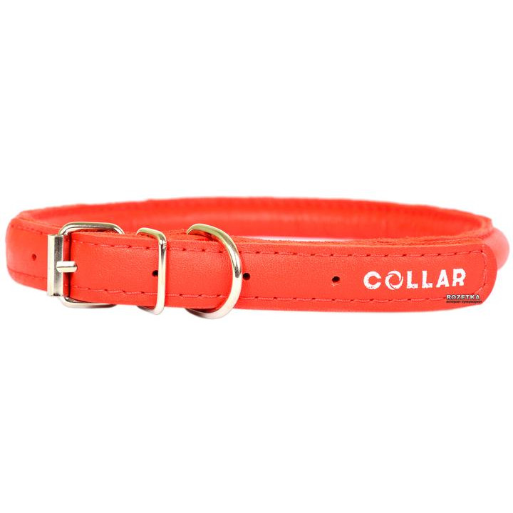 Collar Glamour круглый для собак с длинной шерстью 1.3x53-61 см, красный (35313) - зображення 1