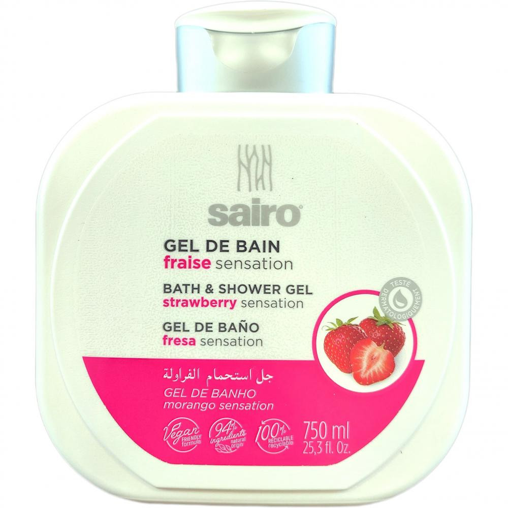 Sairo Гель для душа и ванны  Bath&Shower Gel Strawberry Sensation 750 мл (8433295051365) - зображення 1