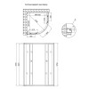 Lidz Latwa SC90x90.SAT.MID.GR (LLSC9090SATMIDGR2) - зображення 2