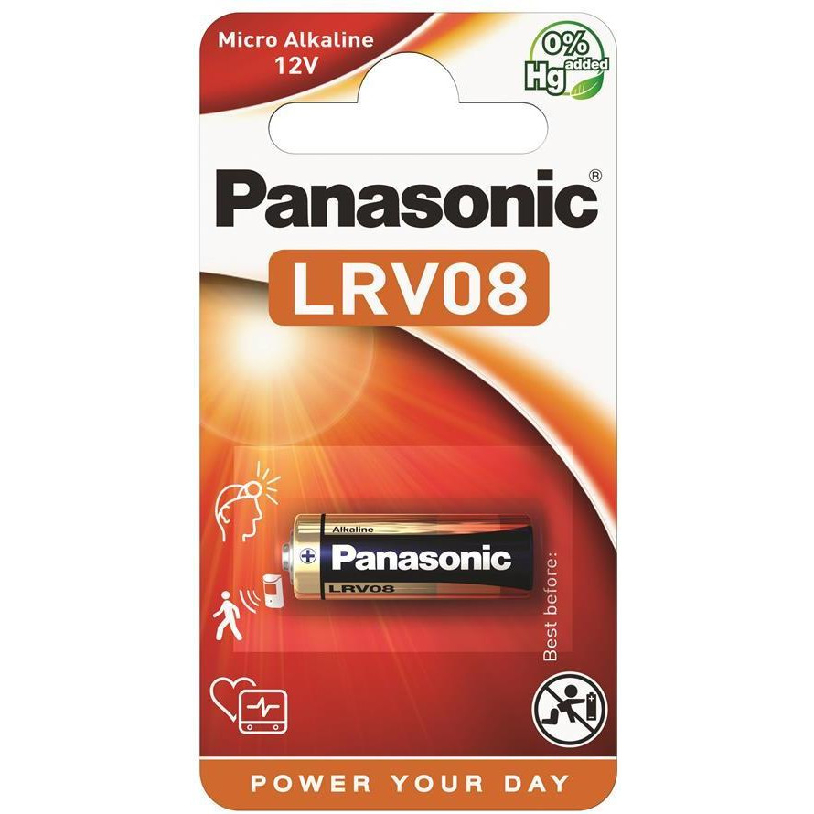 Panasonic LRV08 bat(12B) Alkaline 1шт LRV08L/1BE - зображення 1