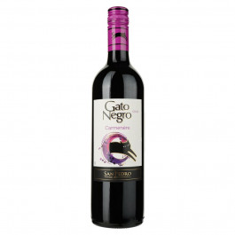   Gato Negro Вино Carmenere красное сухое 0.75 л 13-14% (7804300122805)