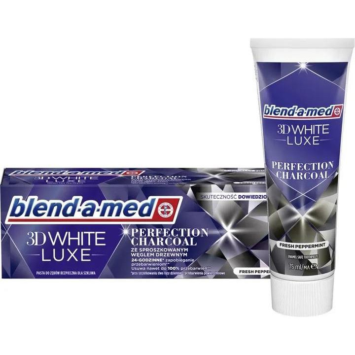 Blend-a-Med Зубна паста  3D White Luxe Досконалість вугілля 75 мл (8006540881804) - зображення 1