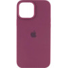 Borofone Silicone Full Case AA Open Cam for Apple iPhone 13 Pro Max Plum (FullOpeAAi13PM-47) - зображення 1