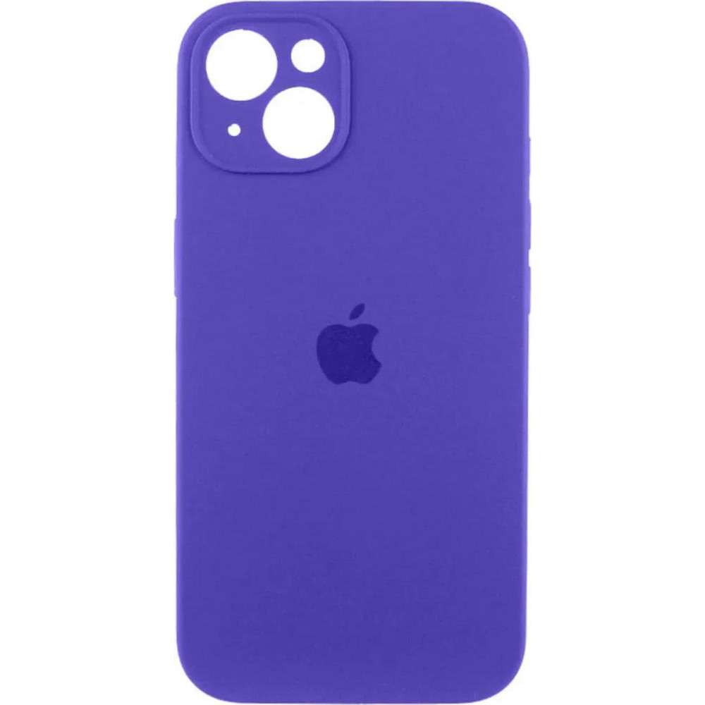 Borofone Silicone Full Case AA Camera Protect for Apple iPhone 15 Dark Purple (FullAAi15-22) - зображення 1