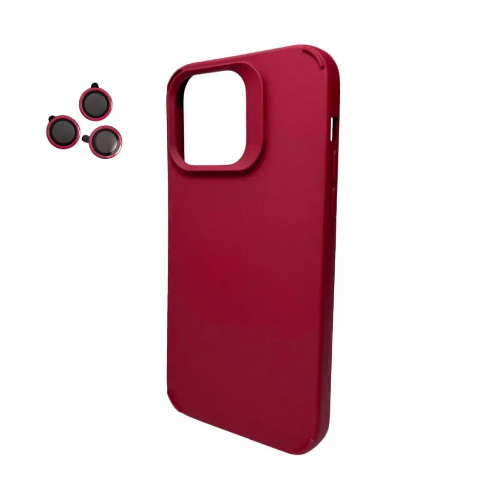 Cosmic Silky Cam Protect for Apple iPhone 15 Pro Max Wine Red (CoSiiP15PMWineRed) - зображення 1