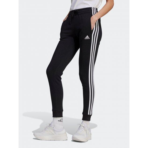 Adidas Спортивні штани  W 3S Fl C Pt HZ5753 XXS Black/White (4066762261949) - зображення 1