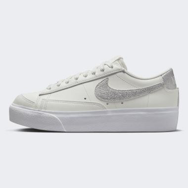 Nike Білі жіночі кеди  Blazer Low Platform DQ7571-101 - зображення 1