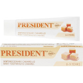   President Дитяча зубна паста  Baby Caramel до 3 років 30 мл (8030009708258)