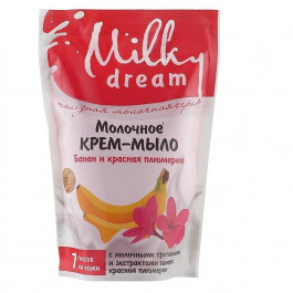   Milky Dream Рідке мило  Банан і червона плюмерія дой-пак 500 мл (4820205301759)