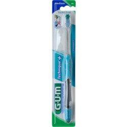   Sunstar GUM Зубная щетка  Technique Plus Compact Cредне-мягкая (0070942121576)