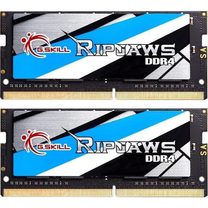 G.Skill 32 GB (2x16GB) SO-DIMM DDR4 2666 MHz Ripjaws (F4-2666C19D-32GRS) - зображення 1