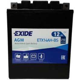   Exide ETX14AH-BS