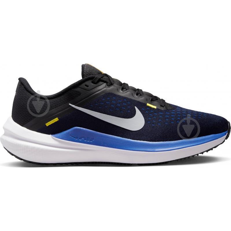 Nike Чоловічі кросівки для бігу  Air Winflo 10 DV4022-005 44.5 (10.5US) 28.5 см Black/Wolf Grey-Racer Blu - зображення 1