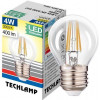 Techlamp LED Classic P45 4 Вт E27 3000 К 220 В прозрачная (8595557072973) - зображення 1