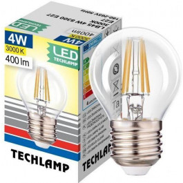   Techlamp LED Classic P45 4 Вт E27 3000 К 220 В прозрачная (8595557072973)