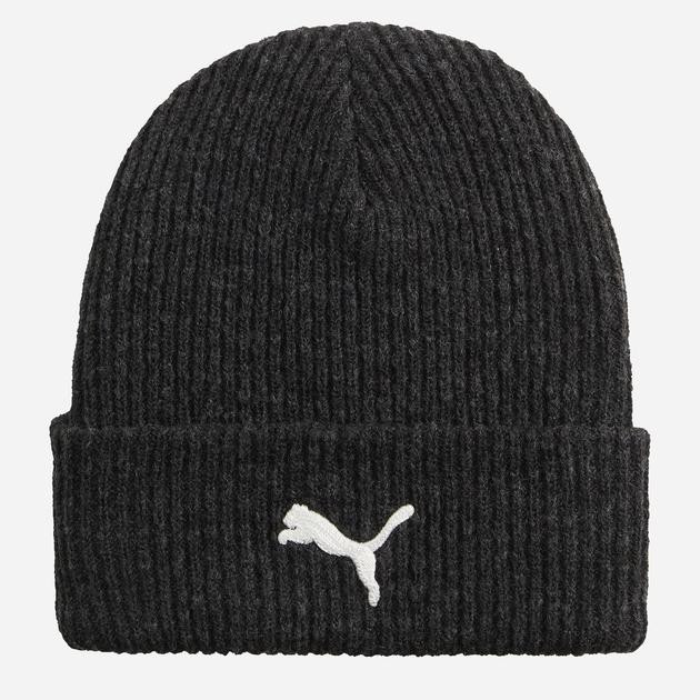 PUMA Шапка  Classics Elevated Beanie 02549501 One size Темно-сіра (4067981508990) - зображення 1