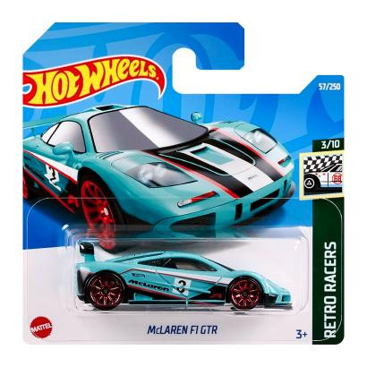 Hot Wheels McLaren F1 GTR Retro Racers 1:64 HCW37 Light Blue - зображення 1