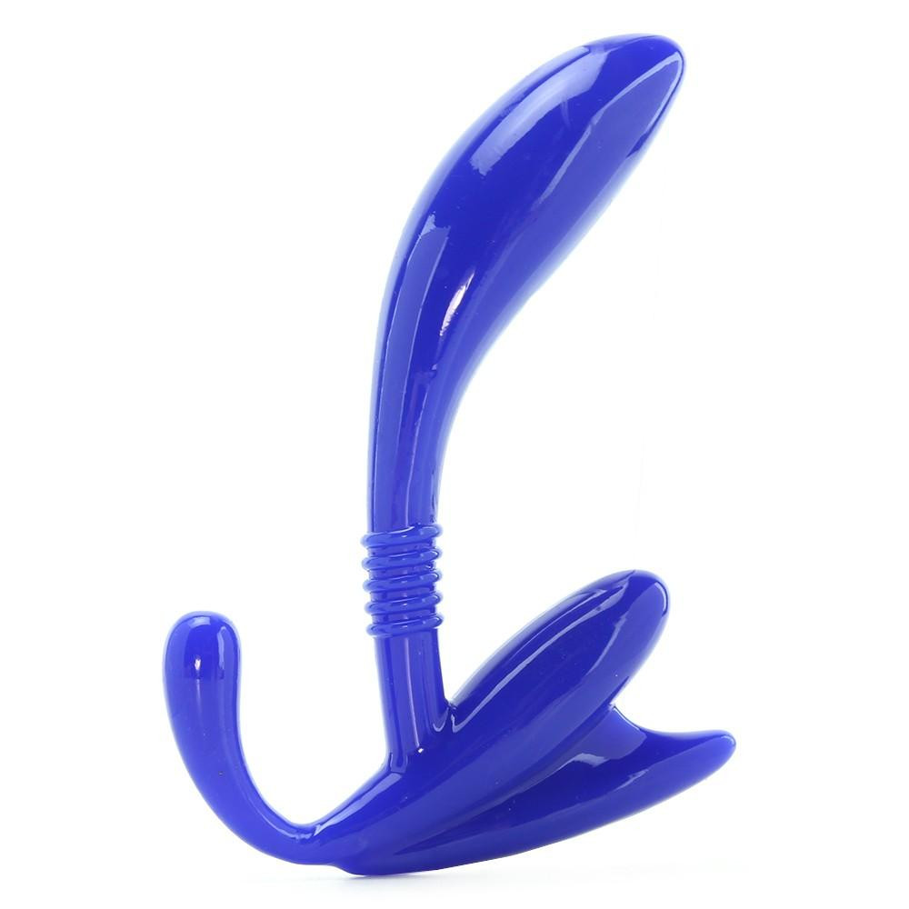 California Exotic Novelties Apollo Curved Prostate Probe, синій - зображення 1