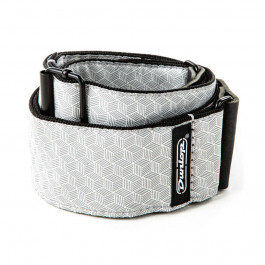   Dunlop D6712 Jacquard Cube Hatch Light Grey Strap