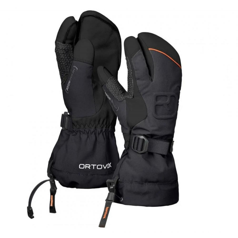 Ortovox Рукавиці  Merino Freeride 3 Finger Glove M Чорний (1054-025.001.0701) - зображення 1