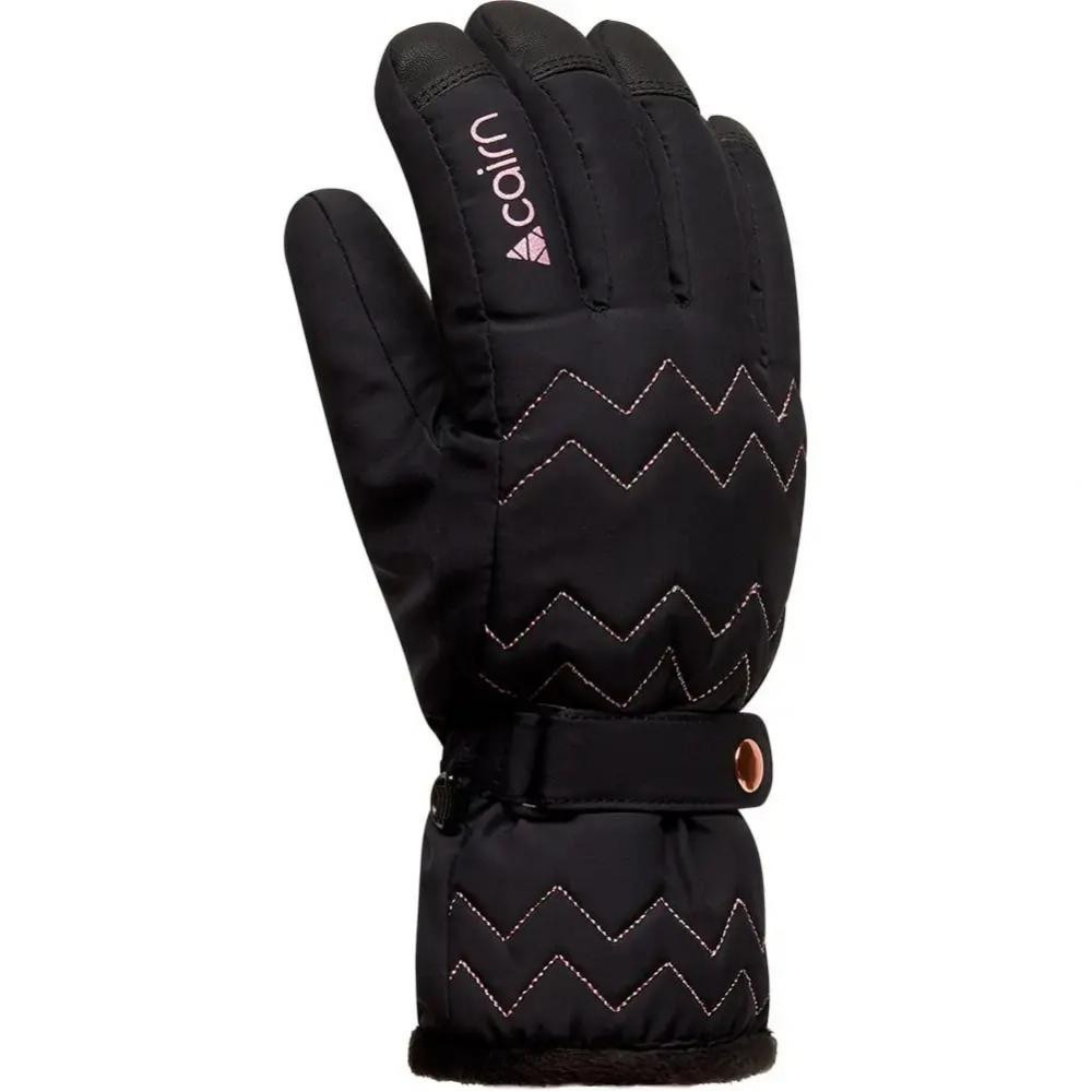 Cairn Рукавиці  Abyss 2 W 7.5 Black Zigzag-Pink (1012-0494405-20275) - зображення 1