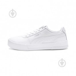   PUMA Кеды  Carina L 37032502 39 (6) 25 см  White- White- Silver (4060979682382)