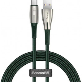   Baseus Water Drop-shaped Lamp SuperCharge Cable For Type-C 1m Green (CATSD-M06)