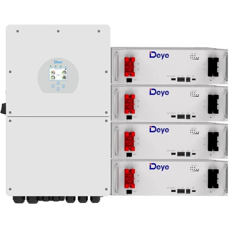 Deye SUN-16K-SG01LP1-EU-4DE20.48K-LFP 16000W 20.48kWh 4BAT LiFePO4 6000 циклів - зображення 1