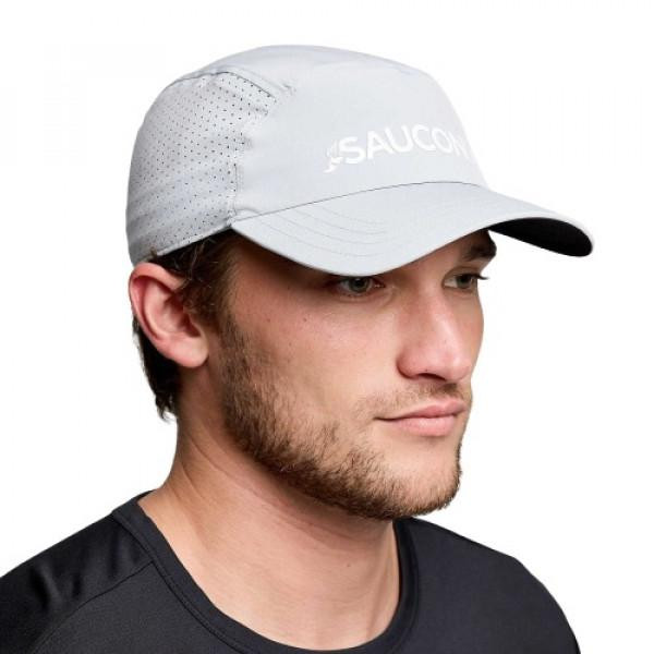 Saucony Кепка  Outpace Hat Granite Grey (1097-SAU800040-GN) - зображення 1