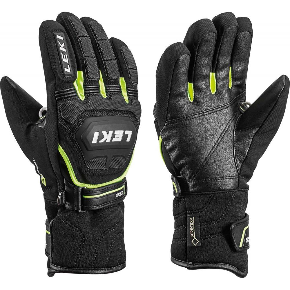 Leki Рукавиці  Worldcup Race Flex S Junior 6 Black/Lime (1052-634 80032 060) - зображення 1