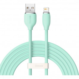   Baseus Jelly Liquid Silica Gel Fast Charging Data Cable USB to Lightning 2m Green (CAGD000106)