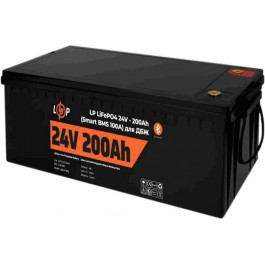   LogicPower LP LiFePO4 24V 25,6V - 200 Ah 5120Wh Smart BMS 100А с BT пластик (20201)