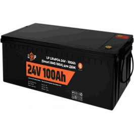   LogicPower LiFePO4 24V 25,6V - 100 Ah 2560Wh Smart BMS 100А с BT пластик (20200)