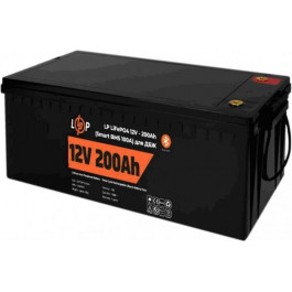   LogicPower LiFePO4 для ИБП 12V 12,8V - 200 Ah 2560Wh Smart BMS 100А с BT пластик (20198)