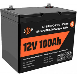   LogicPower LiFePO4 для ИБП 12V 12,8V - 100 Ah 1280Wh Smart BMS 100А с BT пластик (20197)