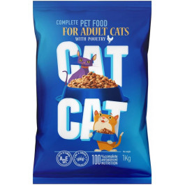   Quattro Cat Сat Adult Poultry Chicken 1 кг (4770107249362)