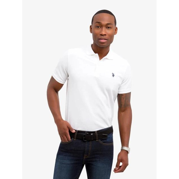 U.S. Polo Assn Поло чоловіче  116015-8800A(WHITE) 2XL Біле - зображення 1