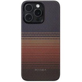   Pitaka MagEZ Case 4 Twill 1500D Black/Grey for iPhone 15 (KI1501)