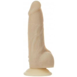   Addiction Naked - 7" Rotating & Vibrating Dildo With Remote - Vanilla (SO5589)