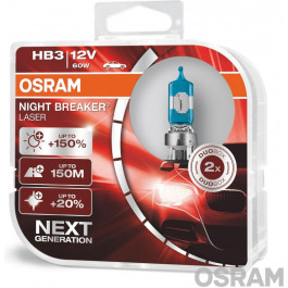   Osram HB3 Night Breaker LASER NG +150% 60W 12V (9005NL-HCB)