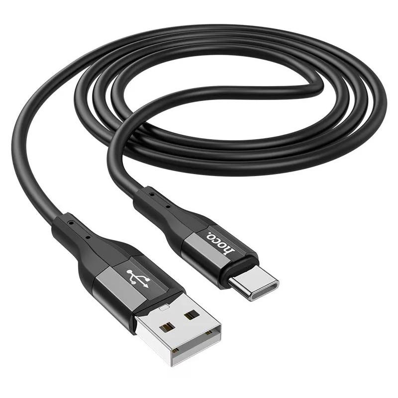 Hoco X72 Creator USB to Type-C 1m Black (6931474761798) - зображення 1