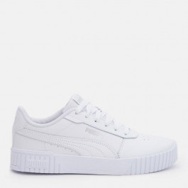   PUMA Жіночі кеди низькі  Carina 2.0 38584902 38 (5UK) 24 см  White- White- Silver (4065449411691)