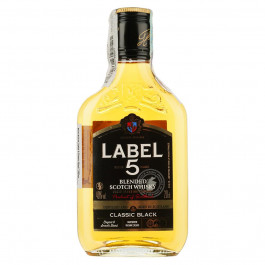   Label 5 Віскі  Classic Black Blended Scotch Whisky 40% 0.2 л (3147697720303)