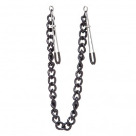   Lucky Bay Зажимы на соски Nipple play пинцет Chain Heavy Metall black (810353)