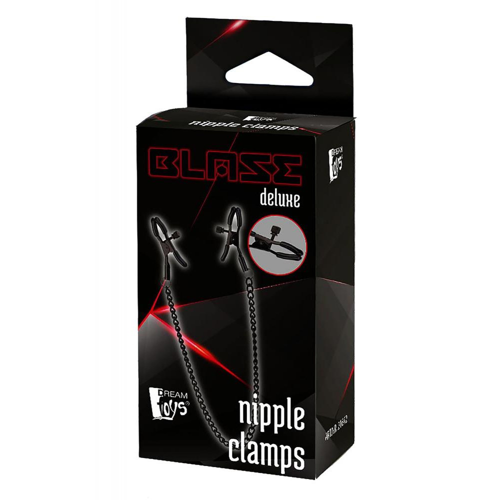 Dream toys Зажимы для сосков BLAZE DELUXE NIPPLE CLAMPS (DT21643) - зображення 1