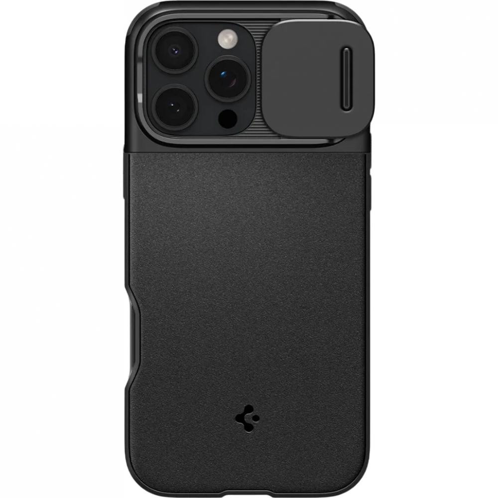 Spigen iPhone 16 Pro Optik Armor MagFit with MagSafe Black (ACS08149) - зображення 1