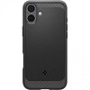 Spigen iPhone 16 Rugged Armor with MagFit Matte Black (ACS08214) - зображення 1