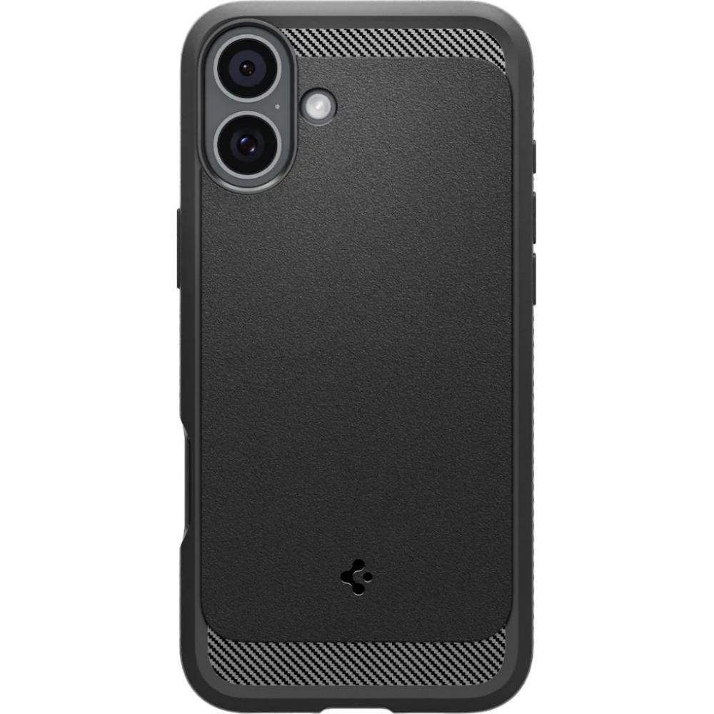 Spigen iPhone 16 Rugged Armor with MagFit Matte Black (ACS08214) - зображення 1